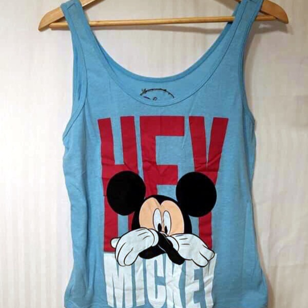 Disney “Hey Mickey” Mickey Mouse Graphic Tank Top